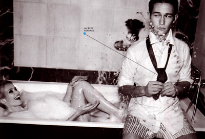 Joseph Gordon-Levitt e Claudia Schiffer na GQ