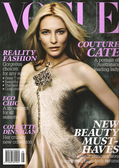 Cate Blanchett na Vogue