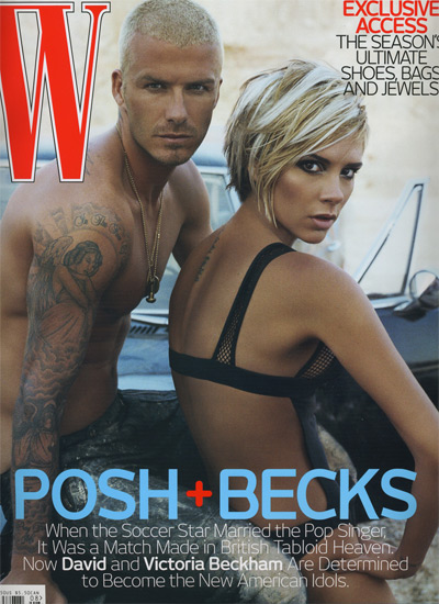Posh + Becks - W Magazine