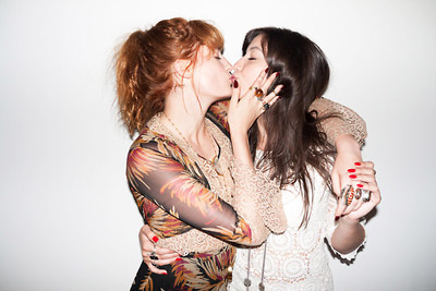 Florence Welch + Daisy Lowe