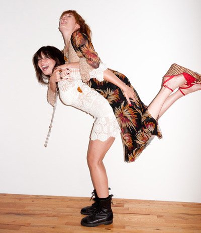 Florence Welch + Daisy Lowe