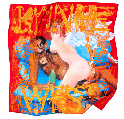 Kanye West's George Condo Scarves