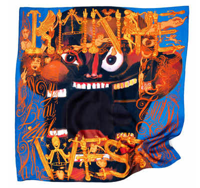 Kanye West's George Condo Scarves