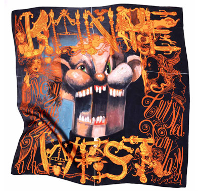 Kanye West's George Condo Scarves