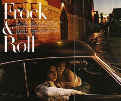 Jack White + Karen Elson - Vogue