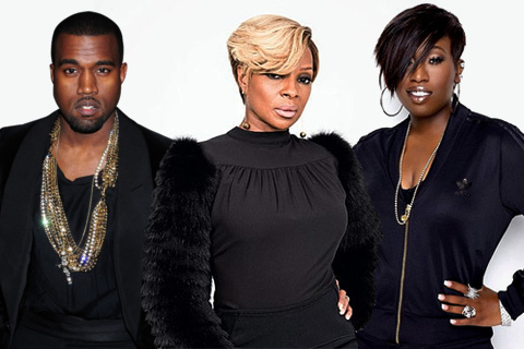 Kanye West, Mary J. Blige & Missy Elliott