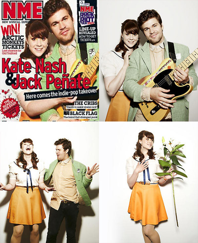 Kate Nash e Jack Peñate - NME Cover