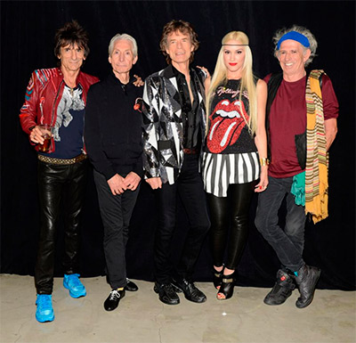The Rolling Stones + Gwen Stefani