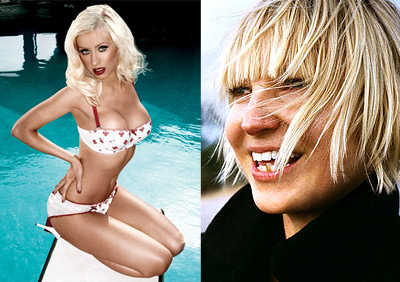 Christina Aguilera + Sia