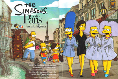 Simpsons Harper's Bazaar