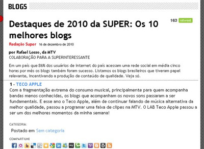 teco apple na Superinteressante