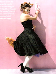 Tim Burton e Helena Bonham Carter - Vogue
