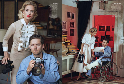 Carolyn Murphy & Tobey Maguire - Vogue US